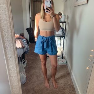 Coverstitched shorts